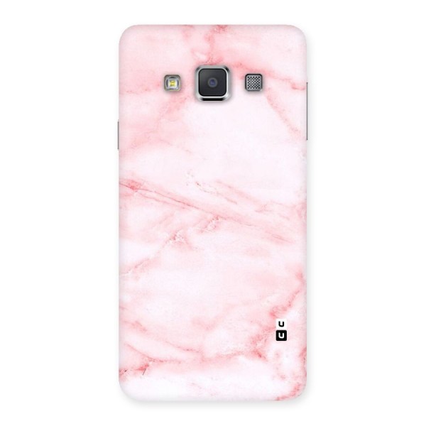 Pink Marble Print Back Case for Galaxy A3
