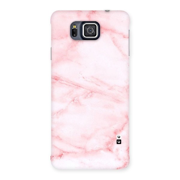 Pink Marble Print Back Case for Galaxy Alpha