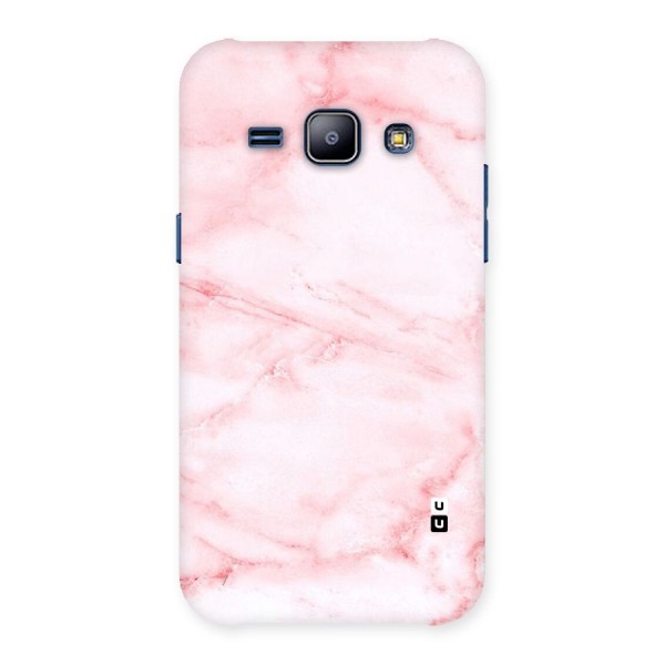 Pink Marble Print Back Case for Galaxy J1
