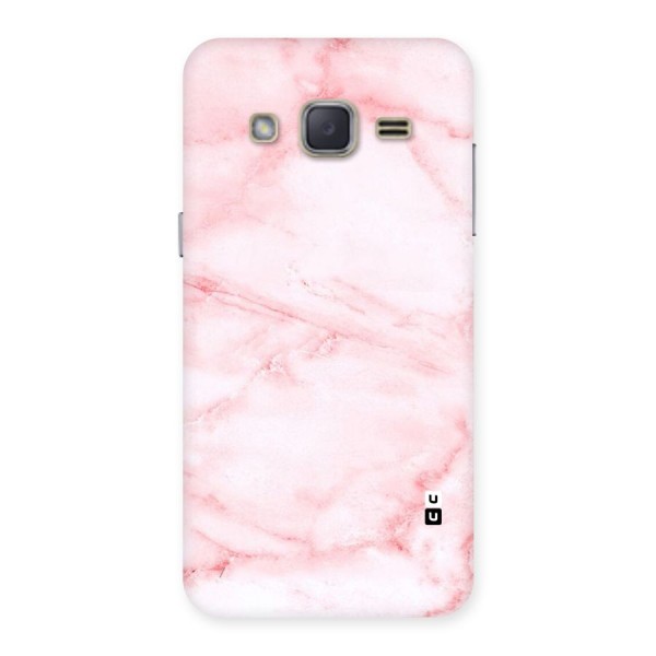 Pink Marble Print Back Case for Galaxy J2