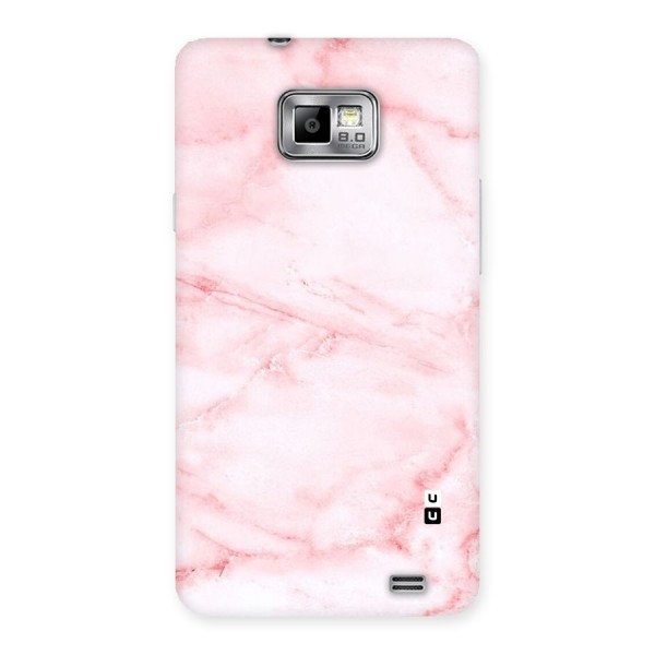 Pink Marble Print Back Case for Galaxy S2