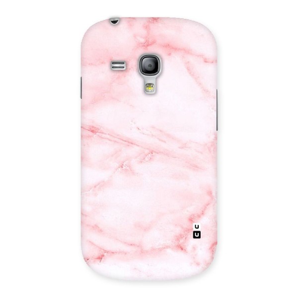 Pink Marble Print Back Case for Galaxy S3 Mini