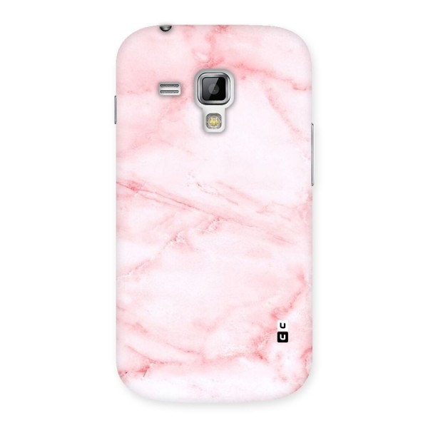 Pink Marble Print Back Case for Galaxy S Duos
