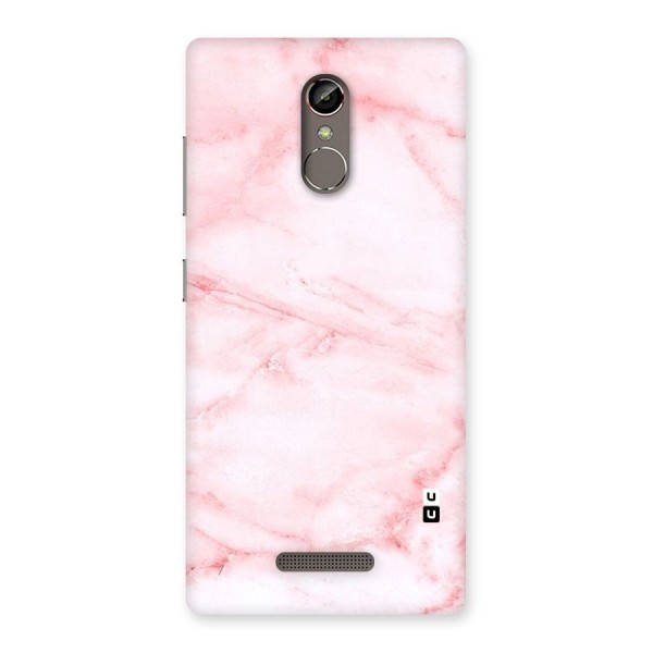 Pink Marble Print Back Case for Gionee S6s