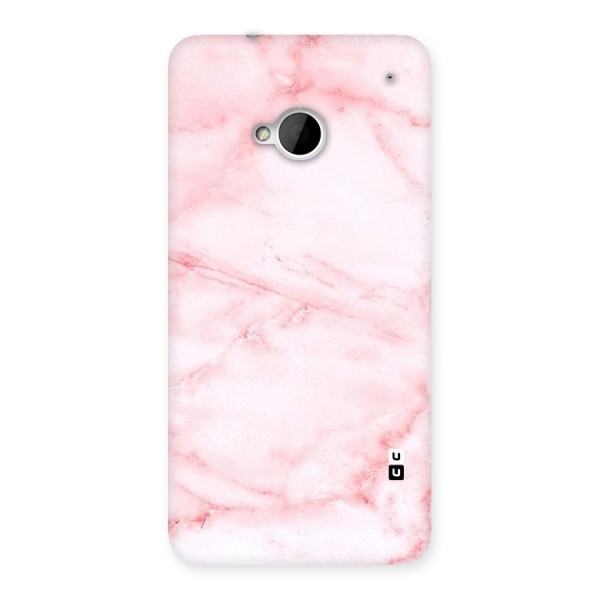 Pink Marble Print Back Case for HTC One M7