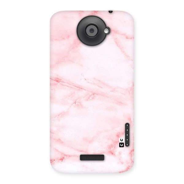 Pink Marble Print Back Case for HTC One X