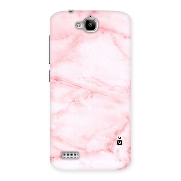 Pink Marble Print Back Case for Honor Holly