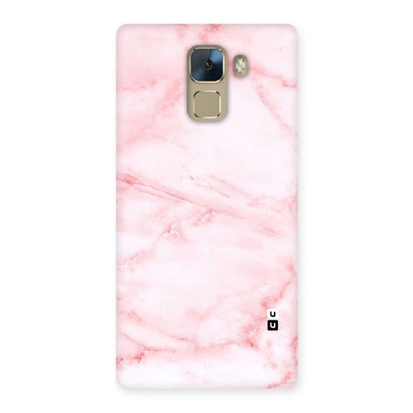 Pink Marble Print Back Case for Huawei Honor 7