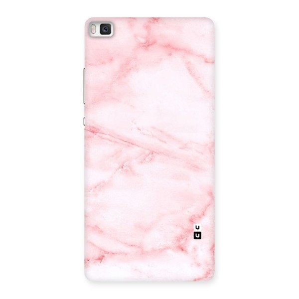 Pink Marble Print Back Case for Huawei P8