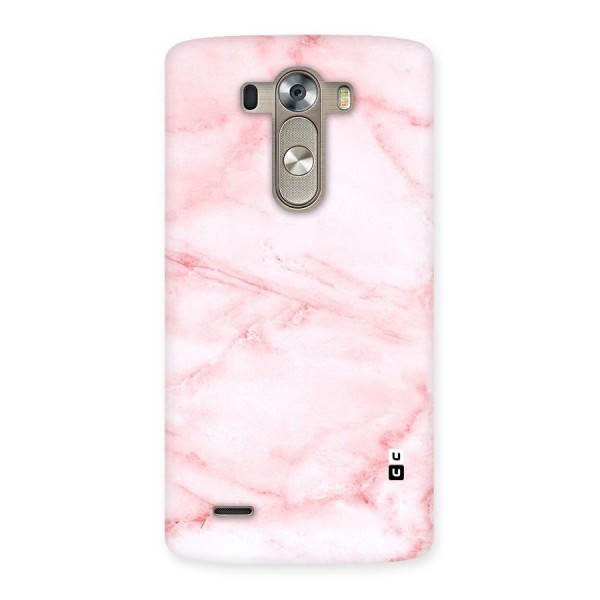 Pink Marble Print Back Case for LG G3