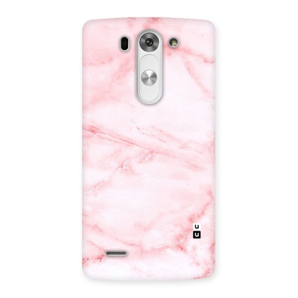 Pink Marble Print Back Case for LG G3 Beat