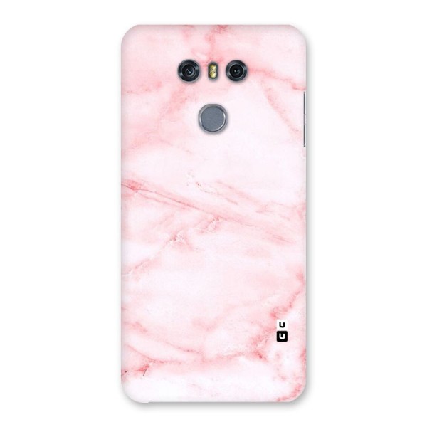 Pink Marble Print Back Case for LG G6
