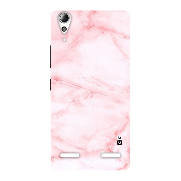 Pink Marble Print Back Case for Lenovo A6000