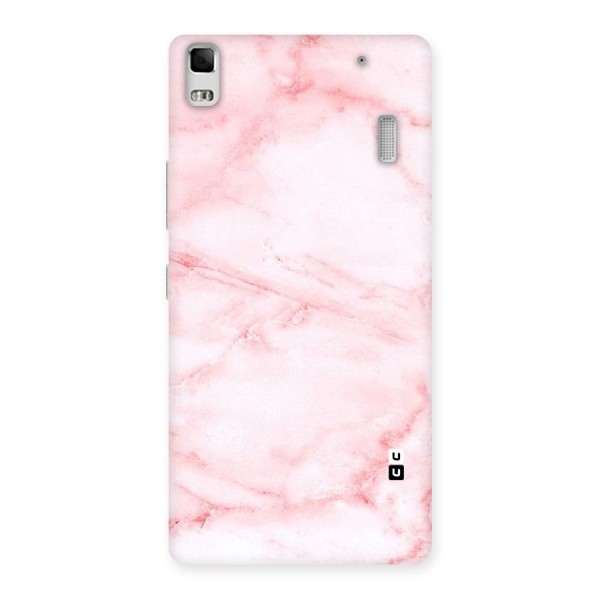 Pink Marble Print Back Case for Lenovo A7000