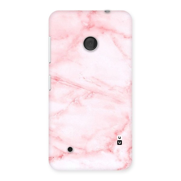Pink Marble Print Back Case for Lumia 530