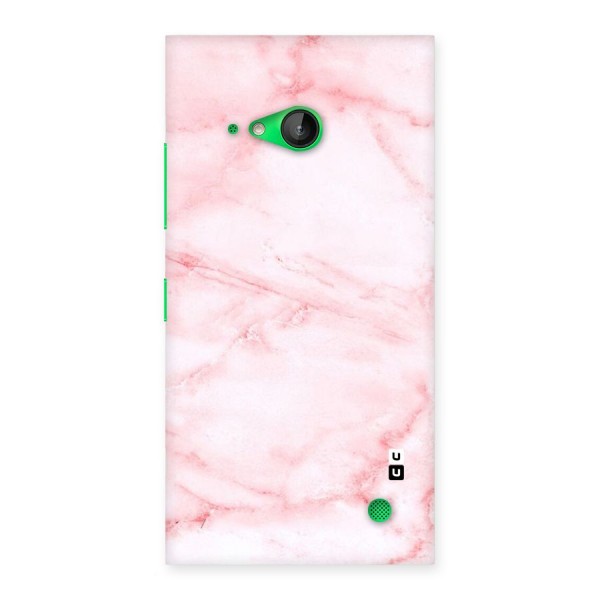 Pink Marble Print Back Case for Lumia 730