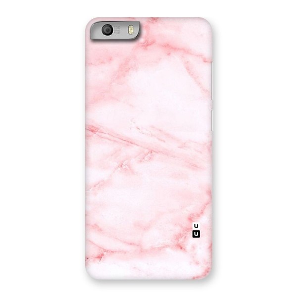 Pink Marble Print Back Case for Micromax Canvas Knight 2