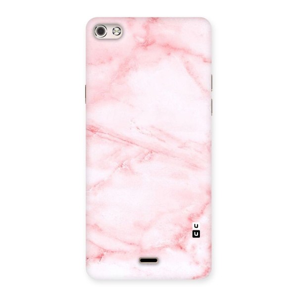 Pink Marble Print Back Case for Micromax Canvas Silver 5