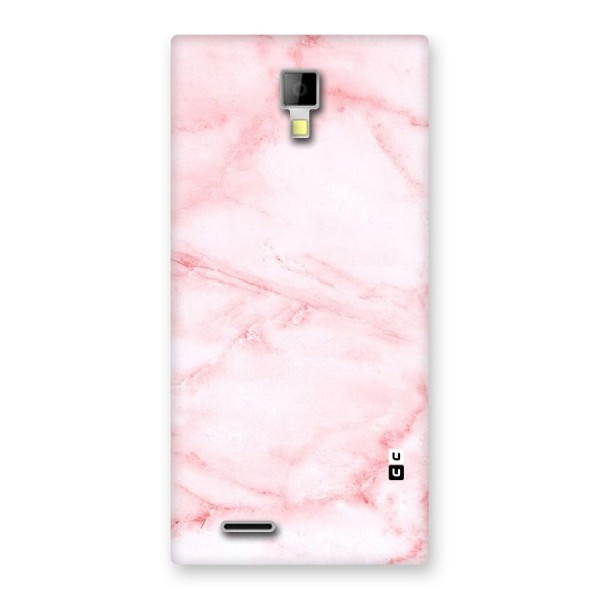 Pink Marble Print Back Case for Micromax Canvas Xpress A99