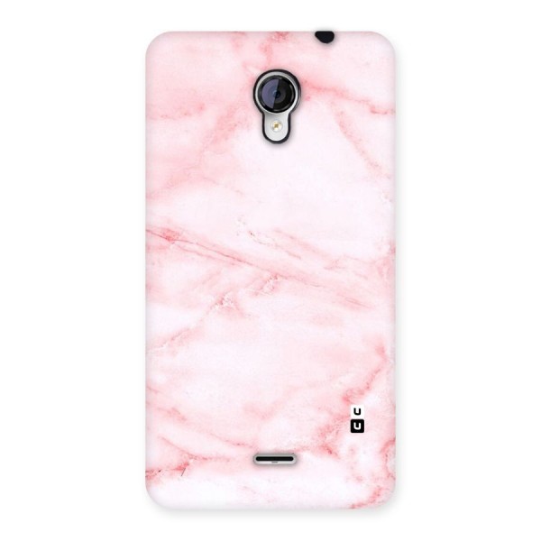 Pink Marble Print Back Case for Micromax Unite 2 A106