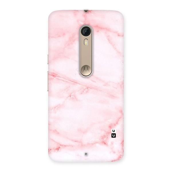 Pink Marble Print Back Case for Motorola Moto X Style