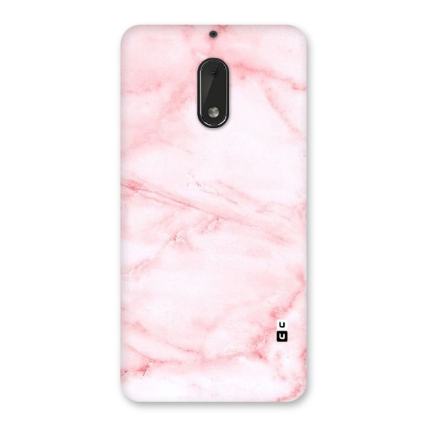 Pink Marble Print Back Case for Nokia 6