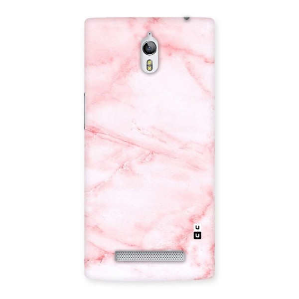 Pink Marble Print Back Case for Oppo Find 7