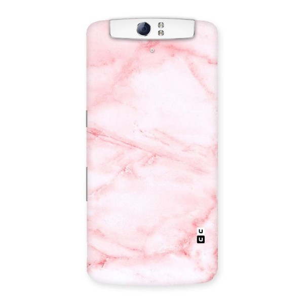 Pink Marble Print Back Case for Oppo N1