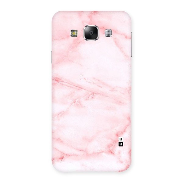 Pink Marble Print Back Case for Samsung Galaxy E5