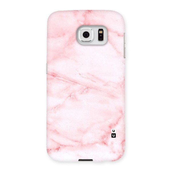 Pink Marble Print Back Case for Samsung Galaxy S6