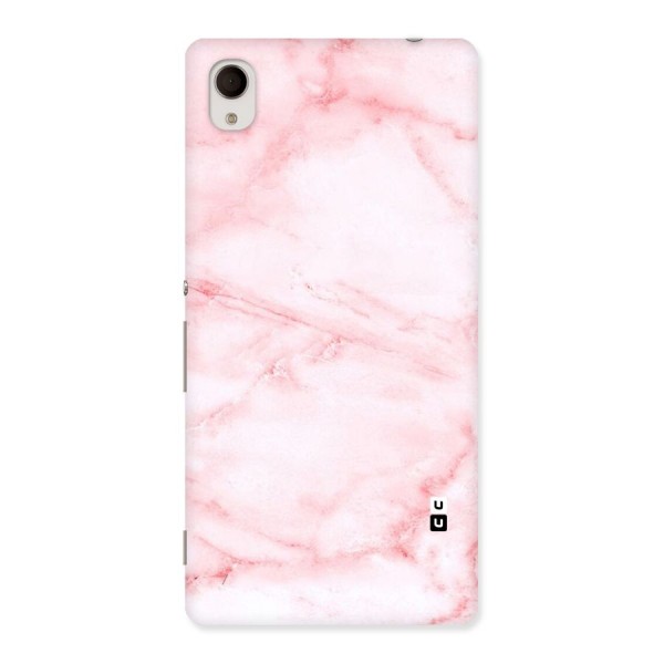 Pink Marble Print Back Case for Sony Xperia M4