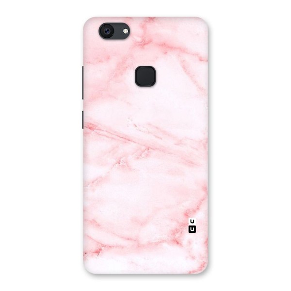 Pink Marble Print Back Case for Vivo V7 Plus