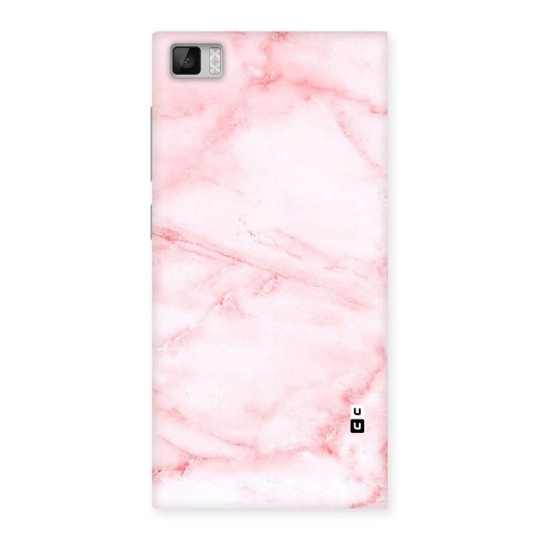 Pink Marble Print Back Case for Xiaomi Mi3