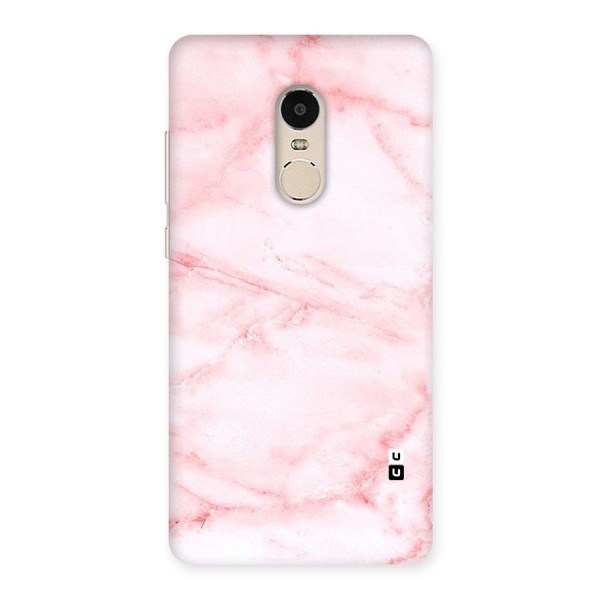 Pink Marble Print Back Case for Xiaomi Redmi Note 4