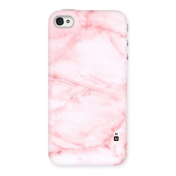 Pink Marble Print Back Case for iPhone 4 4s