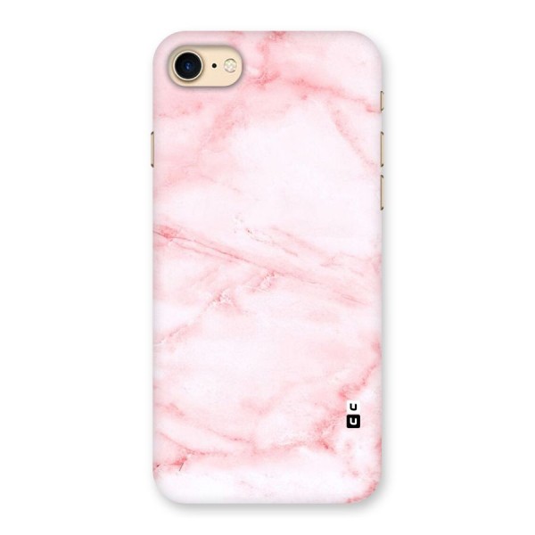 Pink Marble Print Back Case for iPhone 7