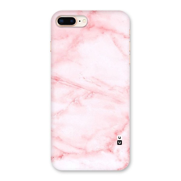 Pink Marble Print Back Case for iPhone 8 Plus