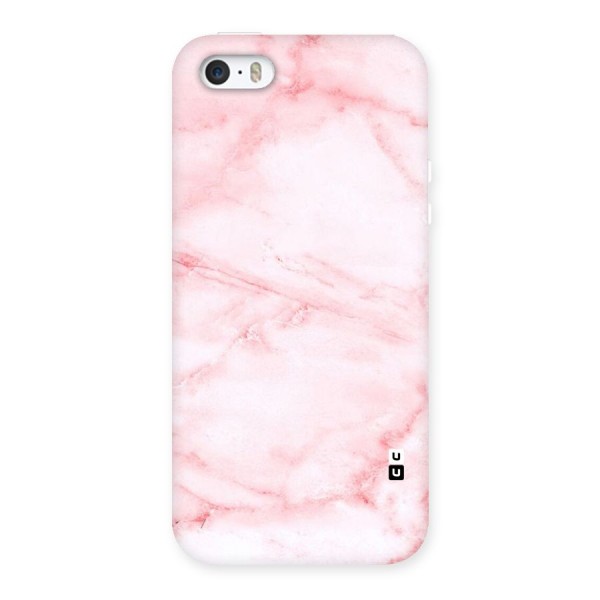 Pink Marble Print Back Case for iPhone SE