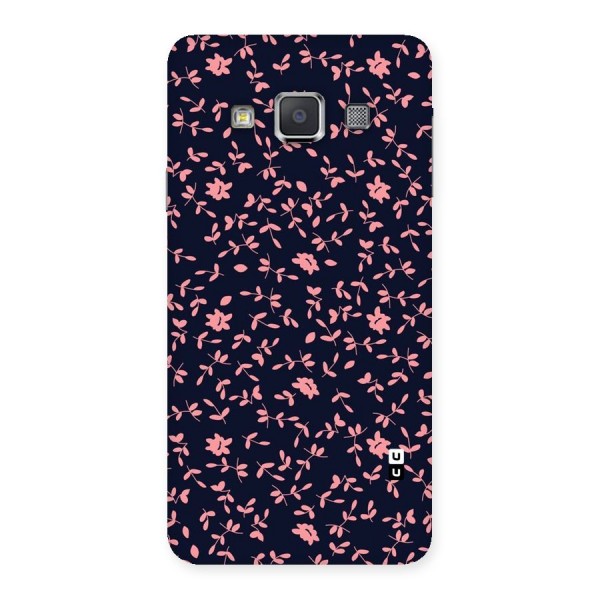 Pink Plant Design Back Case for Galaxy A3