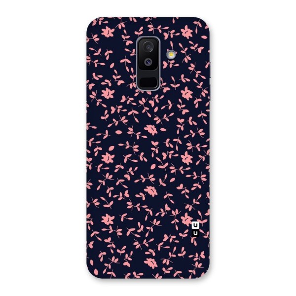 Pink Plant Design Back Case for Galaxy A6 Plus