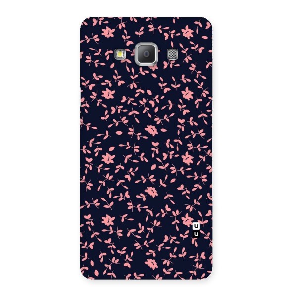 Pink Plant Design Back Case for Galaxy A7