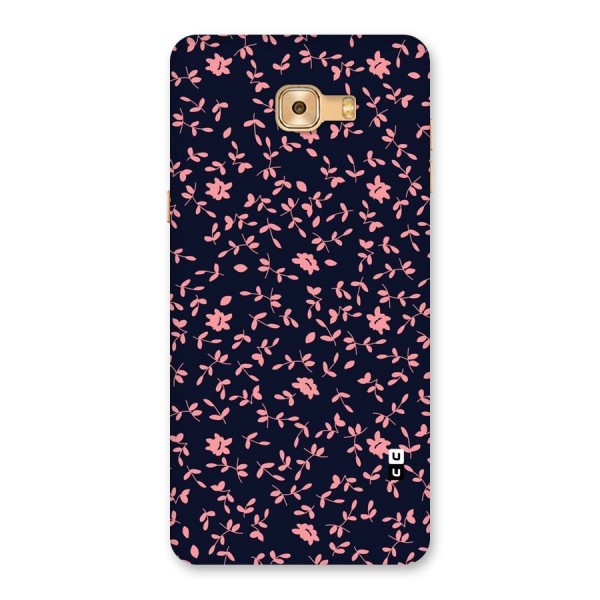Pink Plant Design Back Case for Galaxy C9 Pro