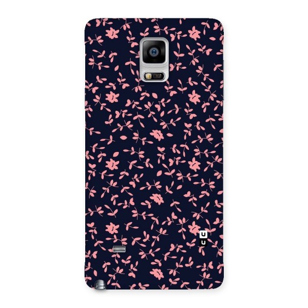 Pink Plant Design Back Case for Galaxy Note 4