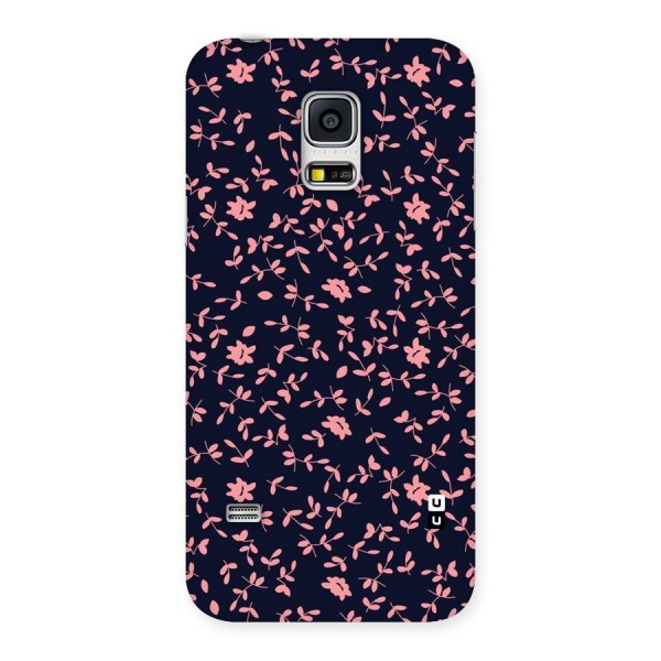 Pink Plant Design Back Case for Galaxy S5 Mini