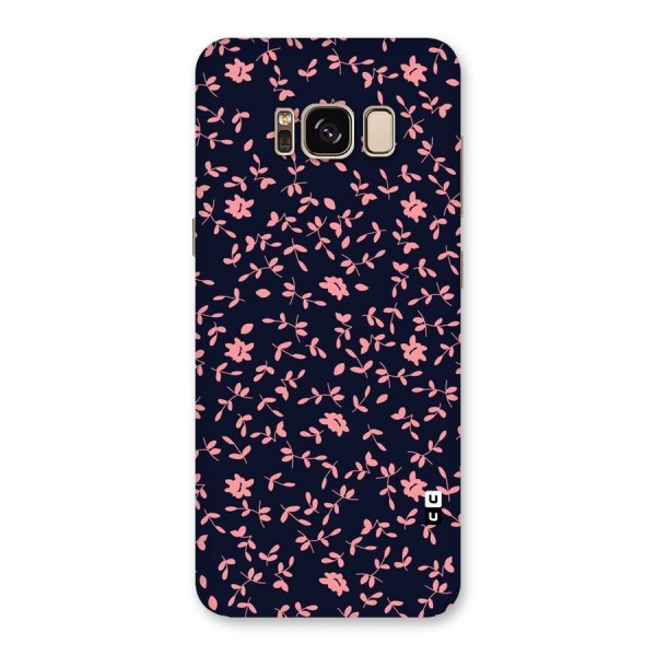 Pink Plant Design Back Case for Galaxy S8