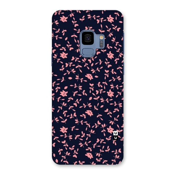 Pink Plant Design Back Case for Galaxy S9