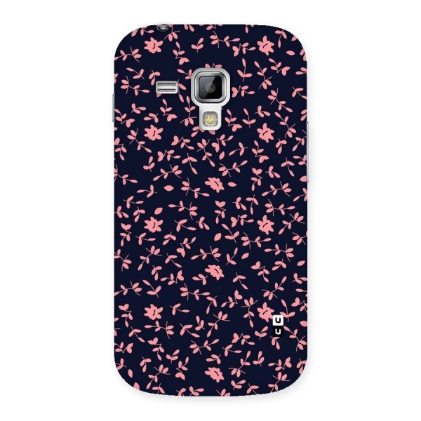 Pink Plant Design Back Case for Galaxy S Duos