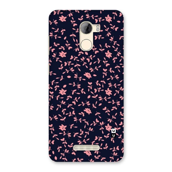 Pink Plant Design Back Case for Gionee A1 LIte