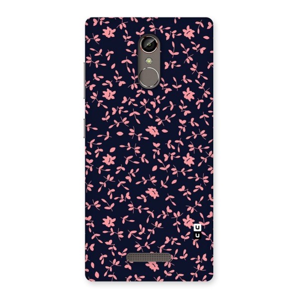 Pink Plant Design Back Case for Gionee S6s