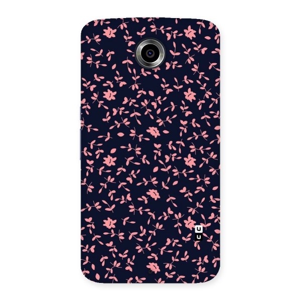 Pink Plant Design Back Case for Nexsus 6